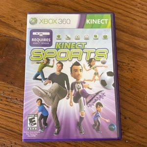 Kinect Sports! X Box 360 must have the Kinect to play this game!